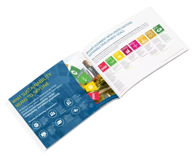 Skyline Sustainability PDF Graphic